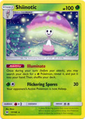 Shiinotic - 17/149 - Non Holo Forest Shadow Theme Deck Exclusive